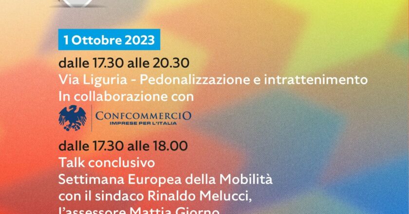 Taranto: la settimana europea della mobilità finirà il 1°ottobre in via Liguria