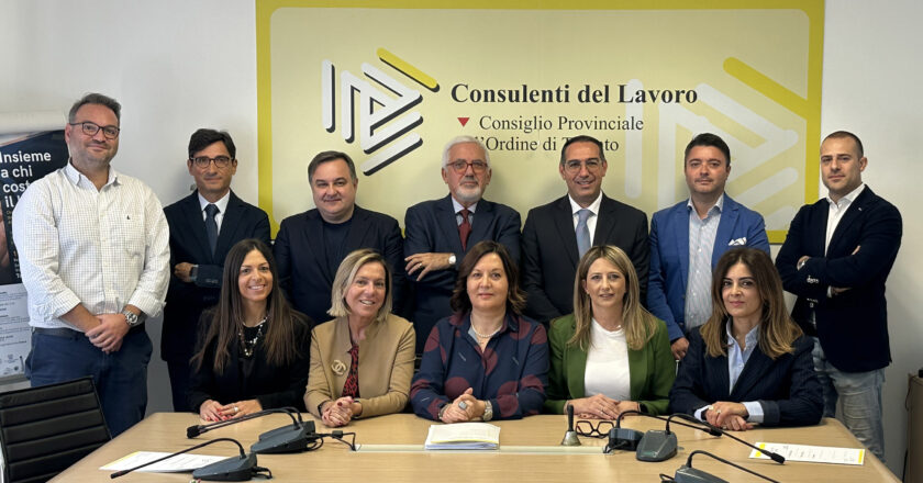 Giovanni Prudenzano confermato Presidente dell’Ordine dei Consulenti del Lavoro di Taranto