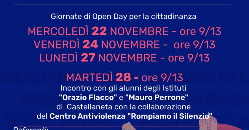 All’ospedale San Pio di Castellaneta, incontri e appuntamenti per contrastare la violenza sulle donne.