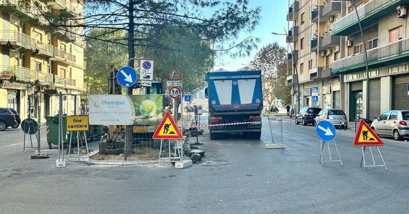 Nuovo spartitraffico in via Dante, partono i lavori