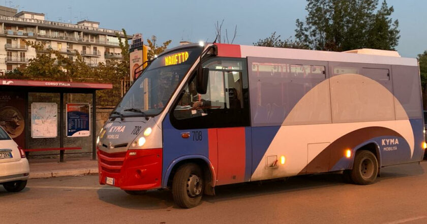 Fai lo shopping in centro con la navetta Kyma Mobilità!