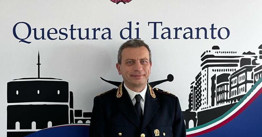 Il Vice Questore Dr. Luigi Vessio nuovo Dirigente della Squadra Mobile di Taranto