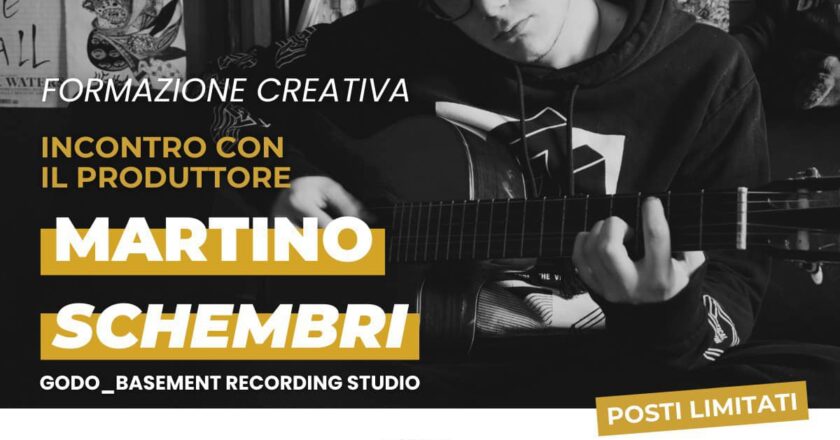 “Formazione Creativa”, terzo appuntamento: il 25 febbraio “Incontro con il produttore” con Martino Schembri