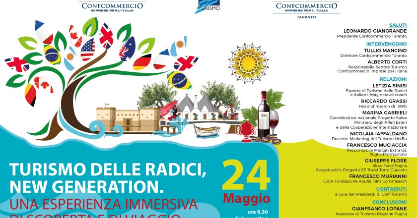 “TURISMO DELLE RADICI, NEW GENERATION. UN’ ESPERIENZA IMMERSIVA  DI SCOPERTA E DI VIAGGIO”